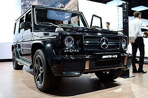 Передній бампер AMG на Мерседес Mercedes G-Class кубик