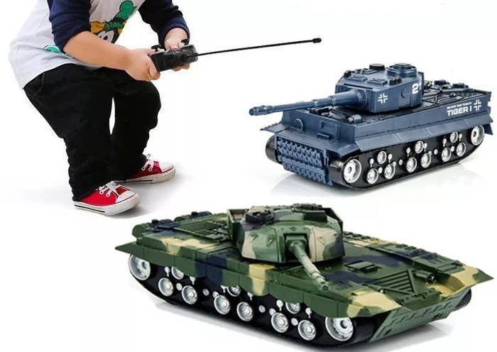 Купить 2 ТАНКА ! Танки на радиоуправлении игрушки Танковый Бой на ...