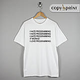 Футболка програміста: I hate programming, фото 2