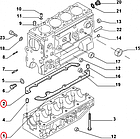 Прокладка блока картера ліва/права Fiat Ducato 99432807, 99432807, 98432884, FT48911, фото 3