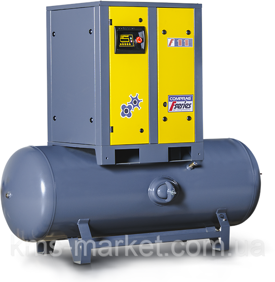 Гвинтовий компресор FR-1110-500 на ресивері