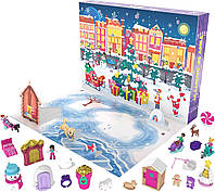 Адвент календарь Polly Pocket Полли покет Advent Calendar с 25 сюрпризами Mattel GKL46