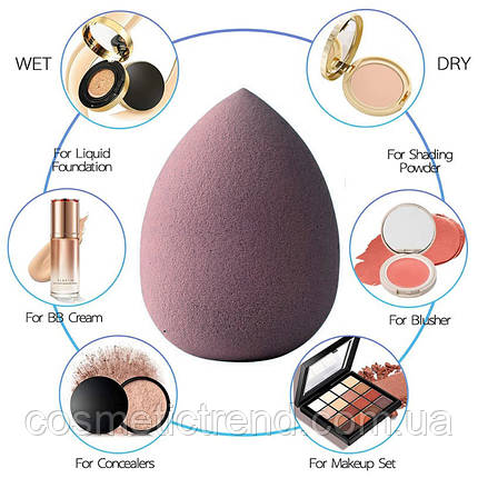 Косметичний спонж (яйцо) для нанесення макіяжу MakeUp Sponge, фото 1