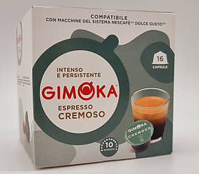 Кава в капсулах Gimoka Dolce Gusto Espresso Cremoso 16 шт.