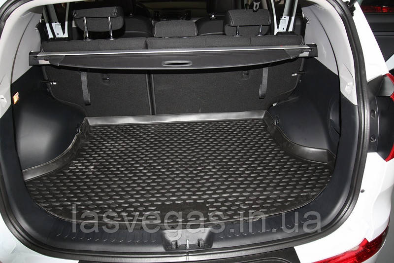 Килимок у багажник KIA Sportage NEW 2010-2015 крос. (полиуретан)