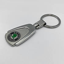 Брелок для ключів SKODA (Шкода) Хром, фото 3
