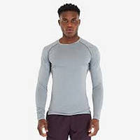 Мужская термо-компрессионная футболка с длинным рукавом Nike GFA M Np Plyrs Top LS Comp Pro AQ5360 серая