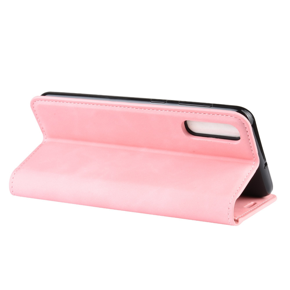 Чехол Taba Retro-Skin для Samsung Galaxy A30S / A307 книжка кожа PU с визитницей розовый - фото 4 - id-p1704238446