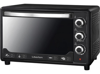 Настільна духовка з грилем LIBERTON LEO-480 Black Mirror