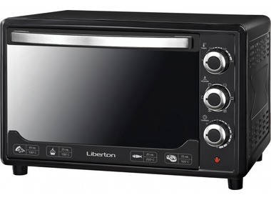 Настільна духовка з грилем LIBERTON LEO-480 Black Mirror, фото 1