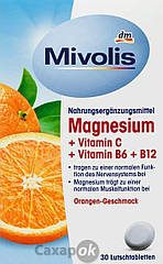 Magnesium Mivolis (Міволіс) + Vitamin C + Vitamin B6 + B12 вітамінний комплекс 30 шт