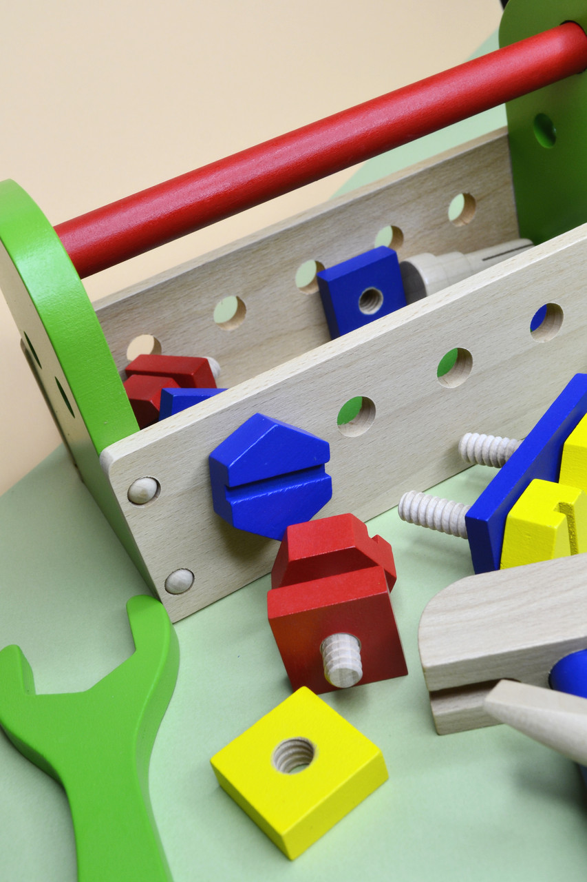 Дерев'яний ящик з інструментами Viga Toys