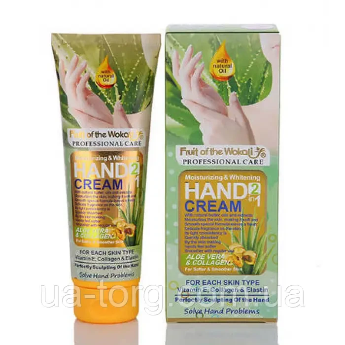Крем для рук Wokali Aloe Vera & Collagen 130 мл