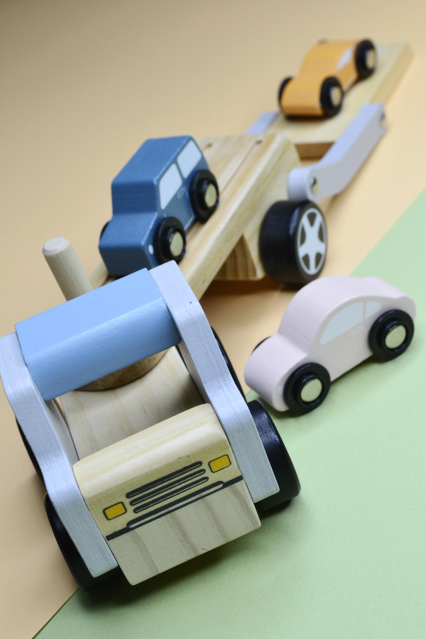 Машинка дерев'яна Viga Toys PolarB Автовоз