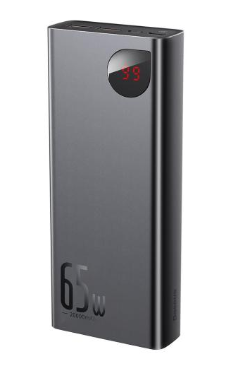 Powerbank Baseus Adaman Metal Digital 20000mAh/65W Black (PPIMDA-D01)
