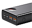 Powerbank Baseus Adaman Metal Digital 20000mAh/65W Black (PPIMDA-D01), фото 3