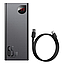 Powerbank Baseus Adaman Metal Digital 20000mAh/65W Black (PPIMDA-D01), фото 6