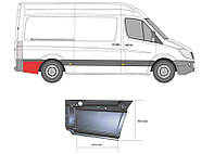 Рем часть задней арки крыла правой Mercedes Sprinter 2006-