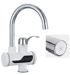 Кран электрический проточный водонагреватель Heating Faucet FT003  с LCD экраном и нижним подключением