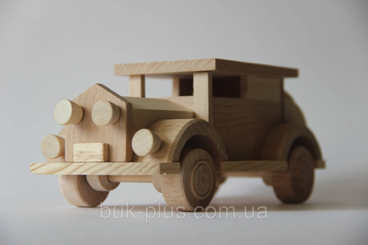 Дерев'яна іграшка машинка "Форд"
