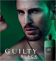 Gucci Guilty Black Pour Homme туалетна вода 90 ml. (Гуччі Гилти Блек Пур Хом), фото 3