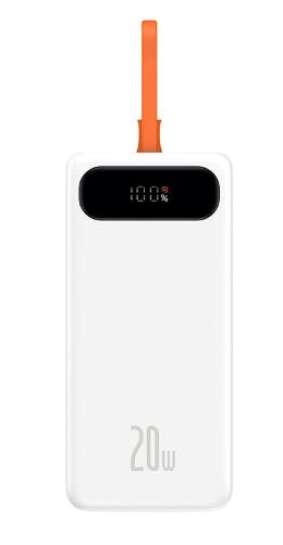Powerbank Baseus Block 20000mAh/QC/PD/20W + кабель Lightning (PPLK000002)
