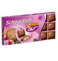 Шоколад молочный Schogetten Cookies & Berry 100 г Германия