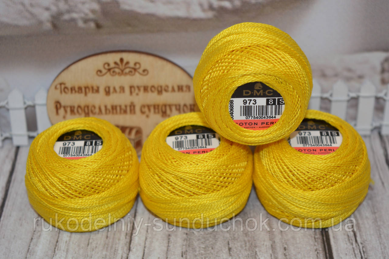 DMC Pearl Cotton Balls #8 - № 973