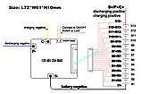 #2 Плата захисту BMS 13S 20A 48 V із захистом і балансуванням + ON/OFF Li-ion 18650 (Контролер заряду/розряджання), фото 5