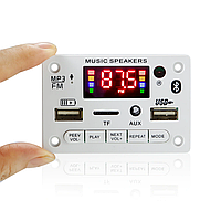 Встраиваемый MP3 плеер с Bluetooth, FM модуль, AUX, USB, microSD, Медиацентр 6-12v JX-810BT