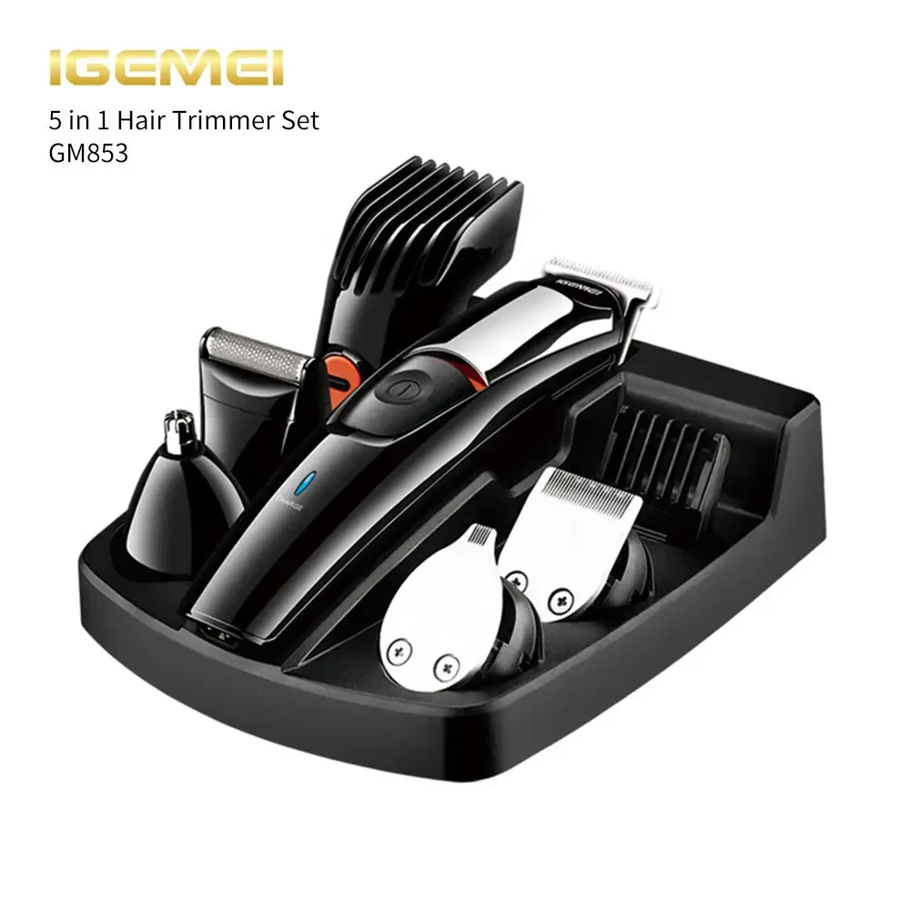 Машинка для стриження Gemei GM 853 5in1