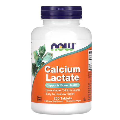 NOW Foods Calcium Lactate 250 таблеток, фото 1