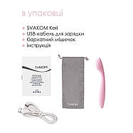 Стимулятор клітора і точки G Svakom Keri Pale Pink, фото 3