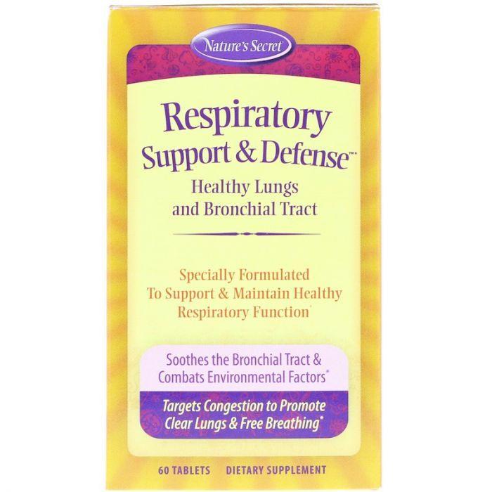 Підтримка дихальних шляхів Resperatory Support 60 таб Nature's Secret США, фото 1