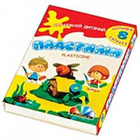 Пластилин 8цв " Увлечение " (Гамма Нововолынск) 160гр (24бл)
