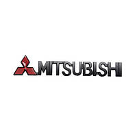 Эмблема надпись Mitsubishi на крышку багажника (пластик)