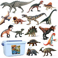 Игровой набор с фигурками Динозавры (15 шт) от Obetty