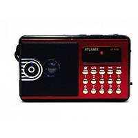 Радіоприймач з USB ATLANFA AT-R20 +SD+ліхтарик
