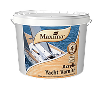 Лак яхтний поліуретан-акриловий глянцевий ТМ "Maxima" (безбарвний) 20 л