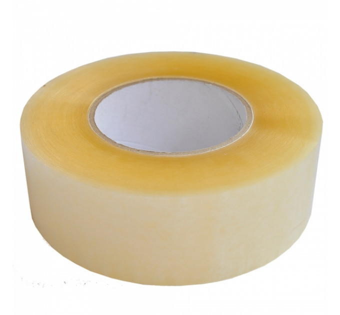 Скотч прозорий 55 мкм 450 метрів клейка стрічка пакувальна, фото 1