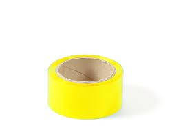 Скотч пакувальний жовтий 45 мкм 100 м клейка стрічка, фото 2