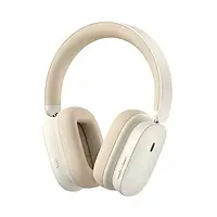 Накладные наушники Baseus Noise-Cancelling Wireless Headphones Bowie H1 Ivory (NGTW230002)