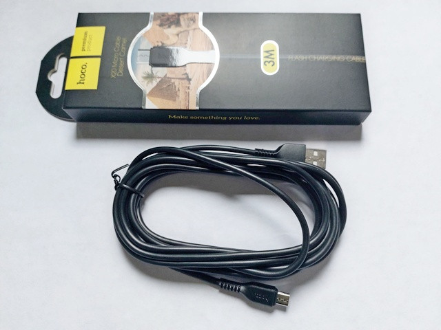 Кабель MicroUSB 3м (Hoco) X20