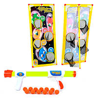 Ігровий набір Fun Game "Точний вистріл" с помпоновою рушницею і мішенями (7397), фото 2