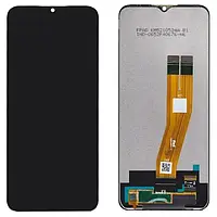 Дисплей для Samsung A03 (A035G) із сенсором чорний сервісний оригінал GH81-21626A