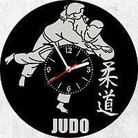 Настенные часы Дзюдо дзюдоист Judo, подарок фанатам, любителям