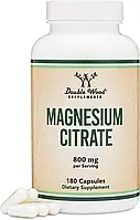 Double Wood Magnesium Citrate / Магній цитрат 180 капсул