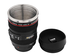 Термокухоль у формі об'єктива від фотоапарата Canon EF 24-105 mm, Чашка у формі об'єктива 295 мл., фото 5