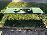 Розкладушка армійська, туристичне ліжко (190см - 6кг) - до 120кг. НАТО, фото 6