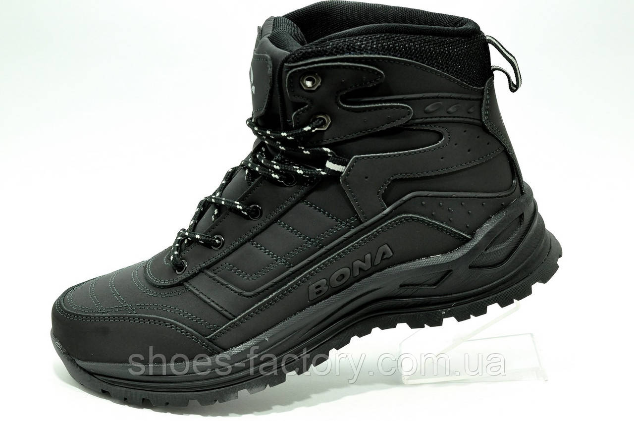 Зимові кросівки Бона чоловічі Bona чорні високі